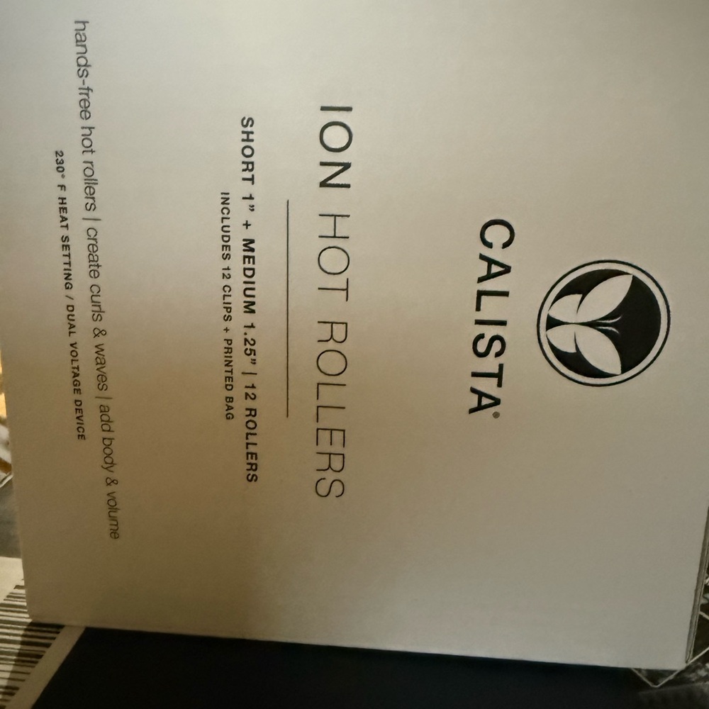 Calista Ion Hot Rollers 12pc Set Special Edition - New in box! MSRP: 92$ - Picture 8 of 8